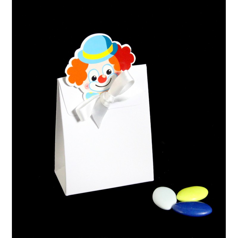 Ballotin Blanc Clown Ballotin Blanc Clown