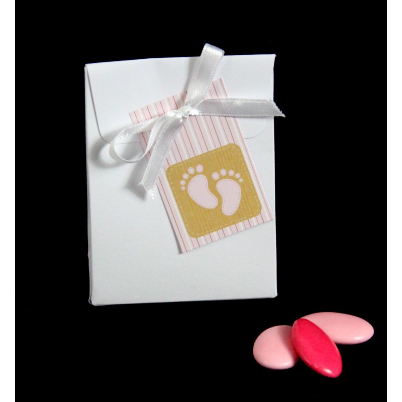 Ballotin Blanc Empreinte Fille Ballotin Blanc Empreinte Fille
