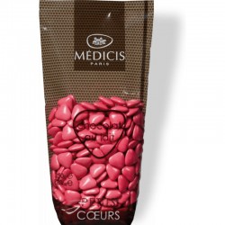 Petit cœur Chocolat Lait Magenta