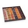 Coffret garni de pâtes de fruits