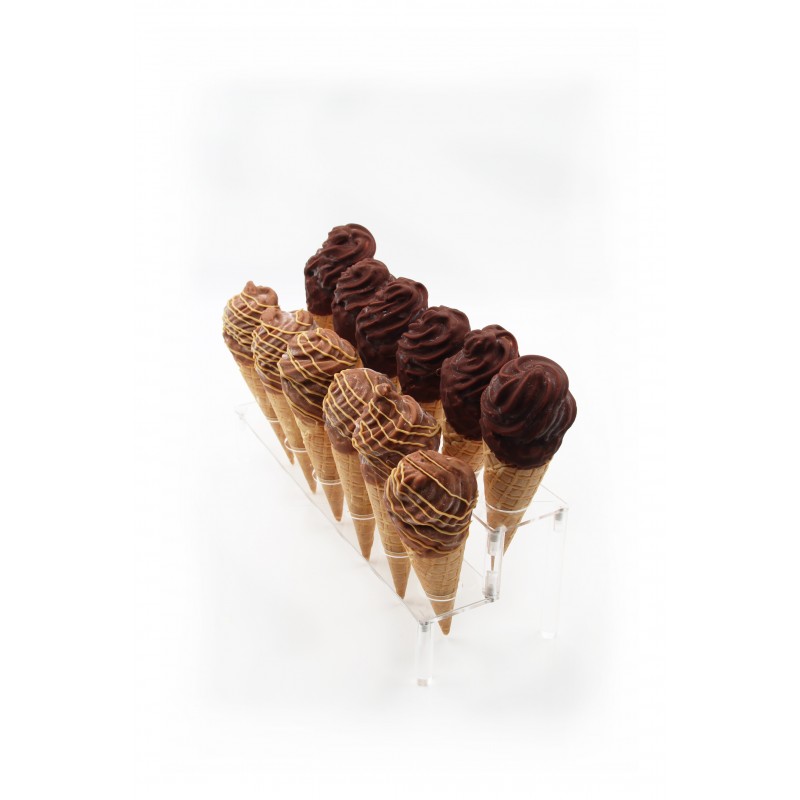 Cornet glacé du moment caramel ou vanille