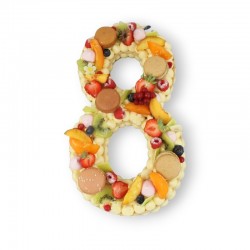 Number cake Vanille - Fruits de saison