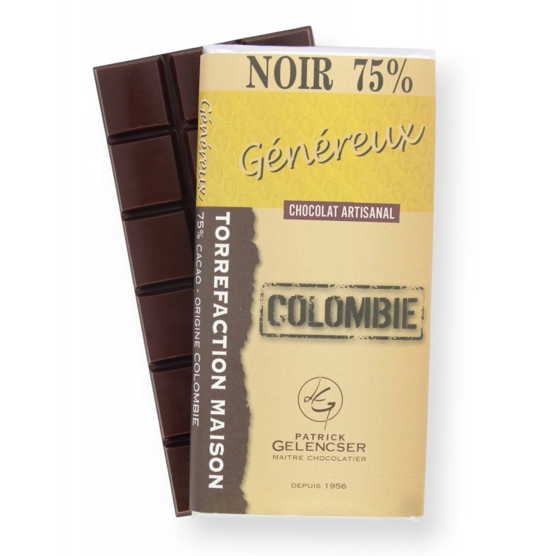 Tablette Généreux 75%