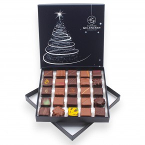 Coffret Collection Noël garni de chocolats fins