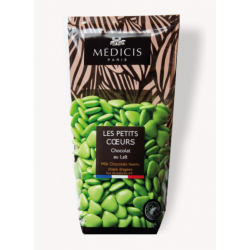 Petit Cœur Chocolat Lait Vert Bambou