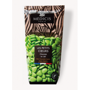 Petit Cœur Chocolat Lait Vert Bambou
